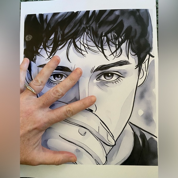 STRANGER THINGS SEASON 5 WILL BYERS ART PRINT - Picture 1 of 2